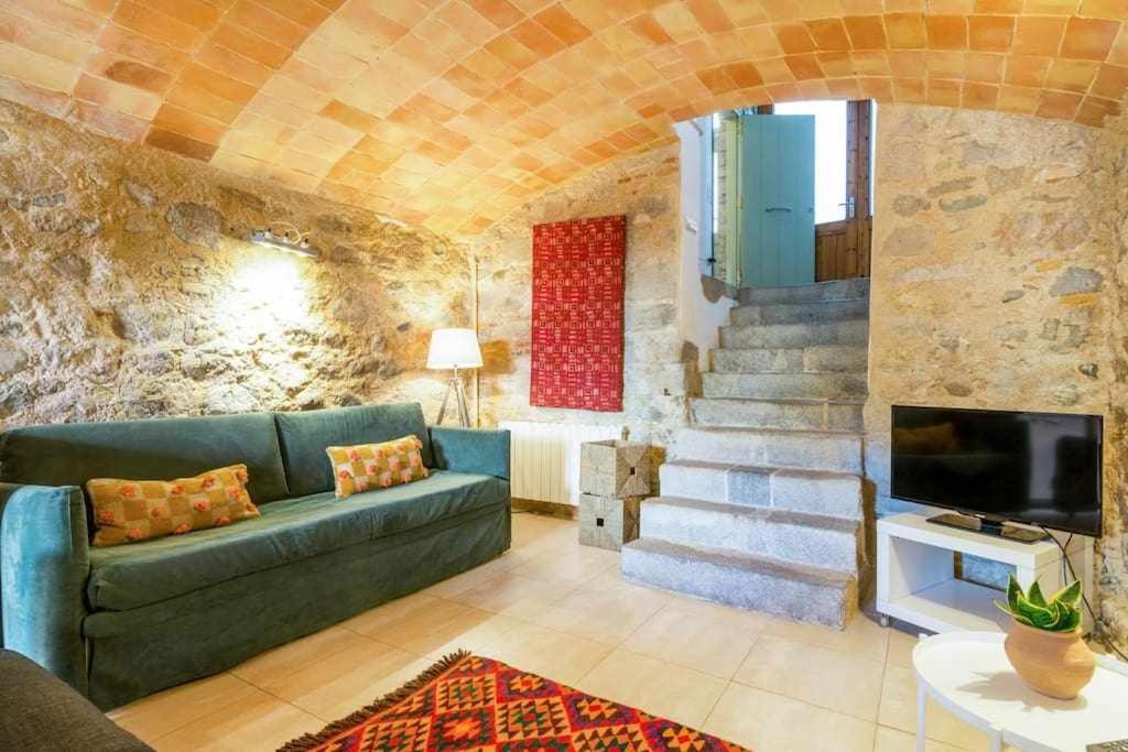 Apartamento Banos Arabes Con Jardin 지로나 외부 사진